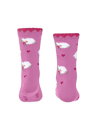 FALKE | Chaussettes fille CUTE SHEEP sable chiné | rosa